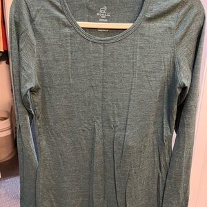 WoolX Dark Green Long Sleeve Merino